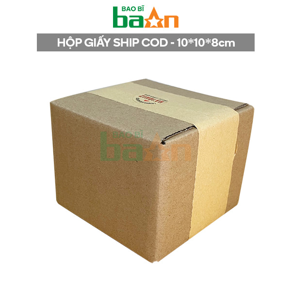 Hộp Carton 10x10x8