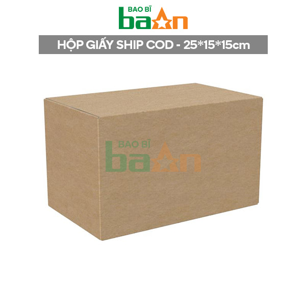 Hộp carton 25x15x15cm