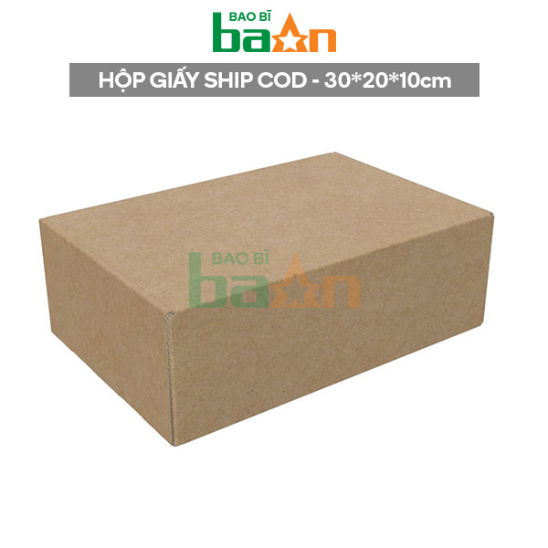 Hộp carton 30x20x10 cm