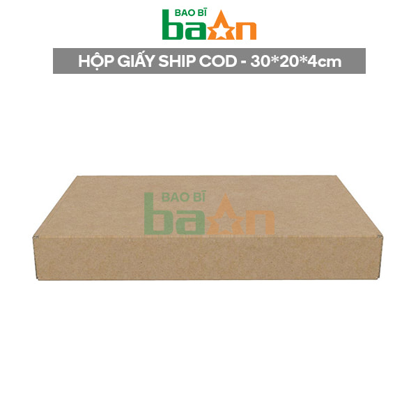 Hộp carton 30x20x4cm