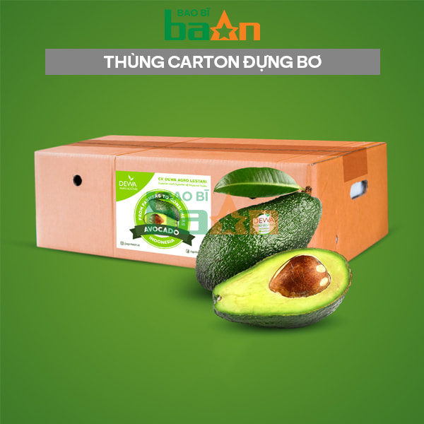 Thùng carton đựng Bơ xuất khẩu