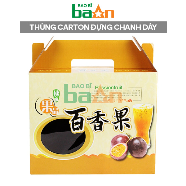 Thùng carton đựng chanh dây