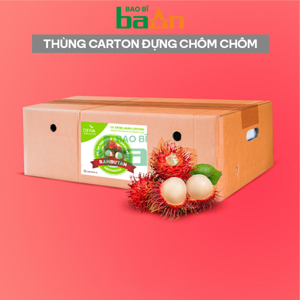 Thung carton dung chom chom