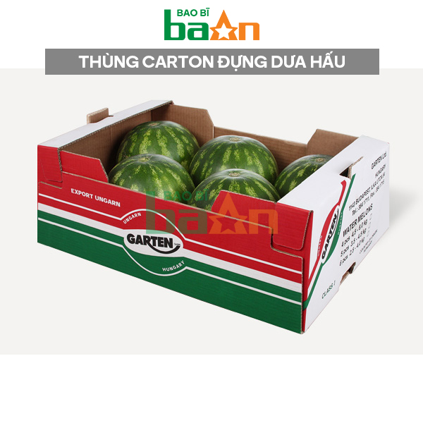 Thùng carton đựng Dưa Hấu