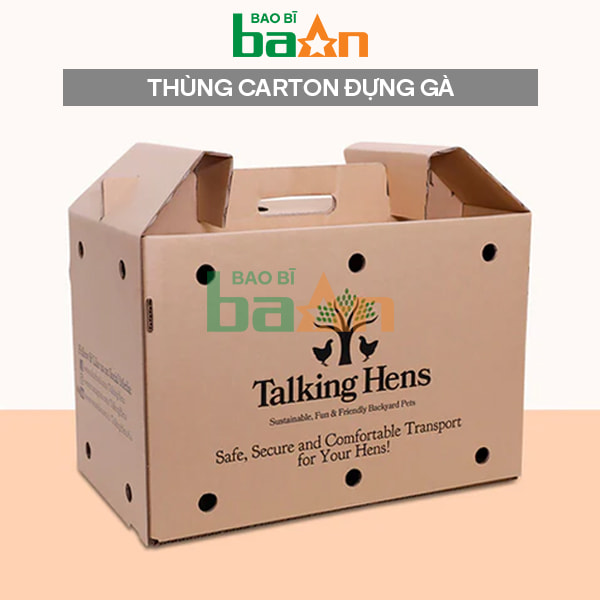 Thùng Carton đựng gà