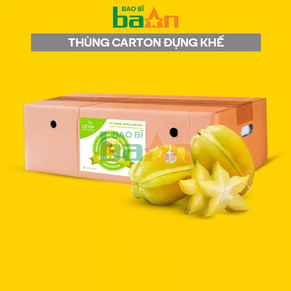 Thùng carton đựng khế