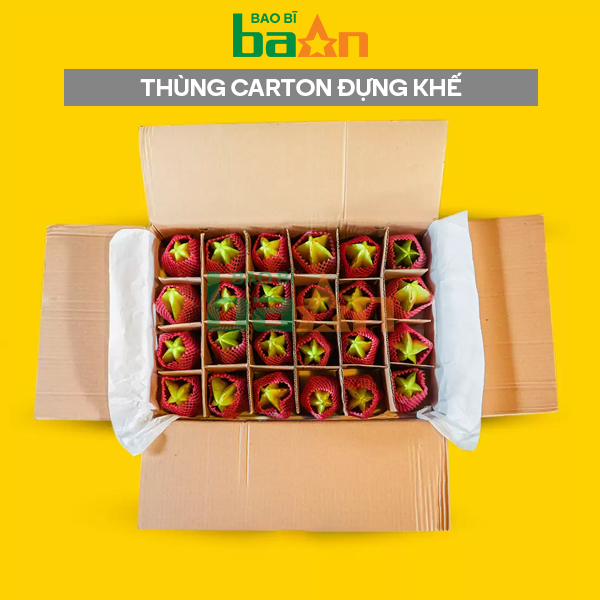 Thùng carton đựng khế