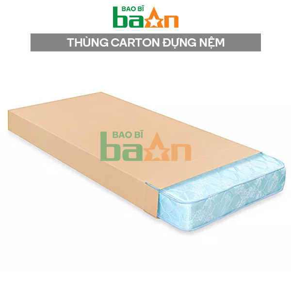 Thùng carton đựng nệm cao su