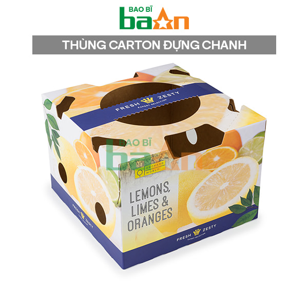 Thung carton dung chanh